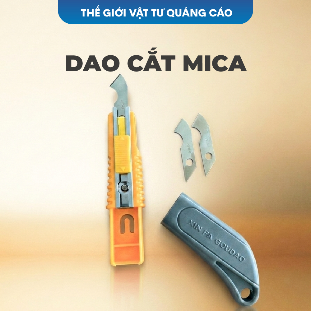 Combo 3 bộ Dao cắt mica BEDO kèm lưỡi thay thế - Dụng cụ rạch mica, nhựa, cắt chính xác, dễ sử dụng
