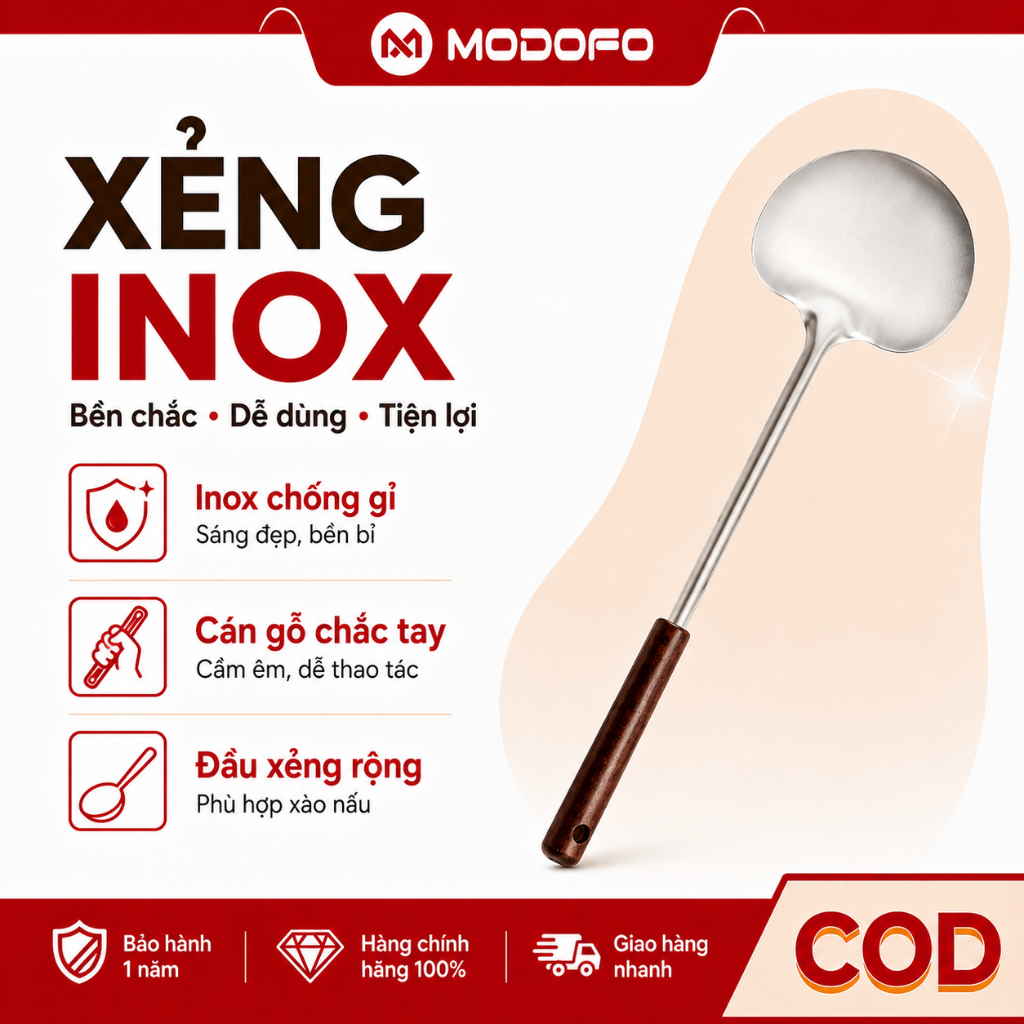MODOFO thép không gỉ nấm xẻng | nhiệt kháng nhỏ scraper | bếp chiên xẻng dụng cụ nhà bếp Giá rẻ