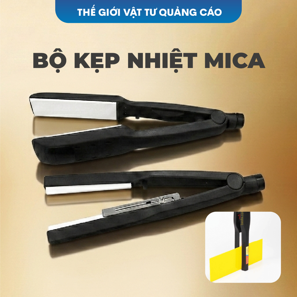 Dụng cụ uốn Mica BEDO - Bộ kẹp nhiệt uốn góc chữ nổi quảng cáo chuyên dụng cho Mica, Alu, Fomex bền đẹp, dễ sử dụng