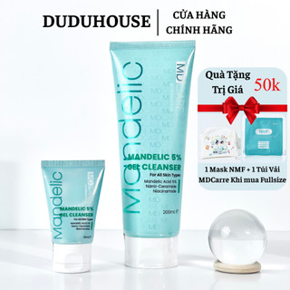 (Hàng Công TY) Sữa rửa mặt MD Care Mandelic Acid 5% Gel Cleanser Dạng Gel Sạch Sâu 200ml Duduhouse