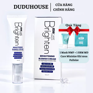 Kem Dưỡng MD CARE Brightening Blemish Cream Dưỡng Sáng Đều Màu Da Cấp Ẩm Chuyên Sâu 50ml Duduhouse