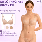 Áo ngực ren 3 móc size lớn, bản to che mỡ lưng cao cấp annie Bra8155 ôm ngực mút mỏng vừa thoải mái — ảnh 1