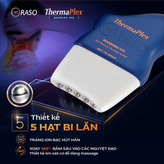 Thanh Bi Lăn ORASO - ThermaPlex 70g – Gel Massage, Giảm Đau Cổ Vai Gáy, Thư Giãn Cơ