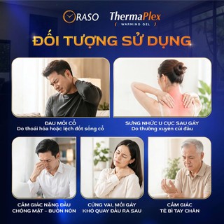 Thanh Bi Lăn ORASO - ThermaPlex 70g – Gel Massage, Giảm Đau Cổ Vai Gáy, Thư Giãn Cơ