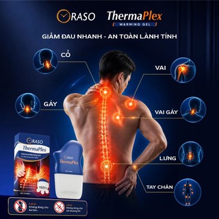 Thanh Bi Lăn ORASO - ThermaPlex 70g – Gel Massage, Giảm Đau Cổ Vai Gáy, Thư Giãn Cơ