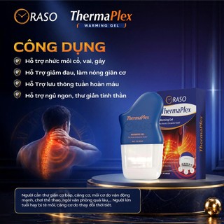 Thanh Bi Lăn ORASO - ThermaPlex 70g – Gel Massage, Giảm Đau Cổ Vai Gáy, Thư Giãn Cơ