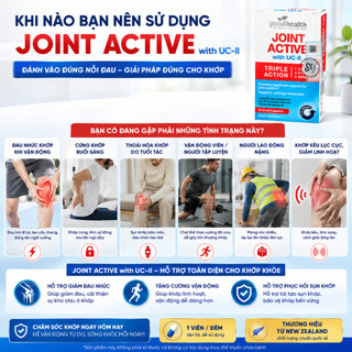 Viên uống sụn khớp Goodhealth Join Active UC2 hỗ trợ giảm đau nhức xương bảo vệ khớp hộp 30 viên