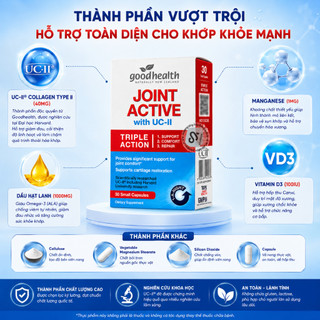 Viên uống sụn khớp Goodhealth Join Active UC2 hỗ trợ giảm đau nhức xương bảo vệ khớp hộp 30 viên