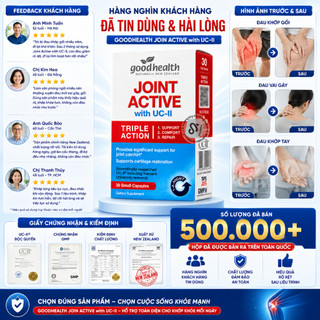 Viên uống sụn khớp Goodhealth Join Active UC2 hỗ trợ giảm đau nhức xương bảo vệ khớp hộp 30 viên
