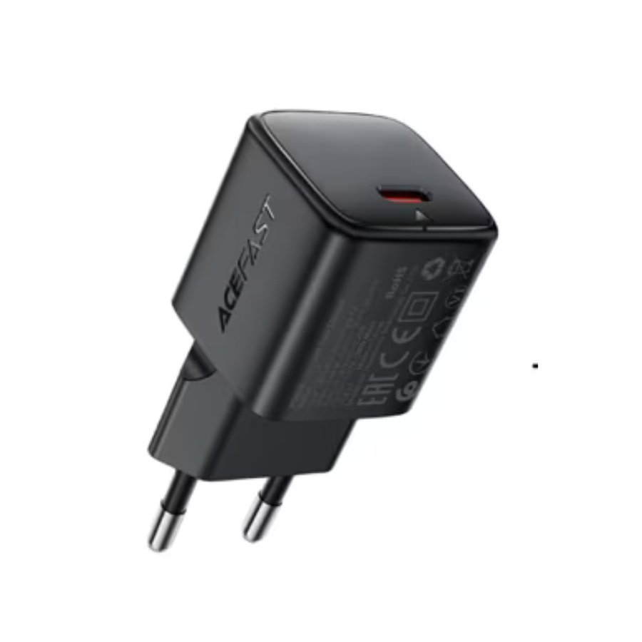 Củ Sạc Nhanh Acefast GaN 20W Acefast A117 - Cổng Type-C, Hỗ Trợ Sạc PD3.0 / PPS- Hàng Chính Hãng