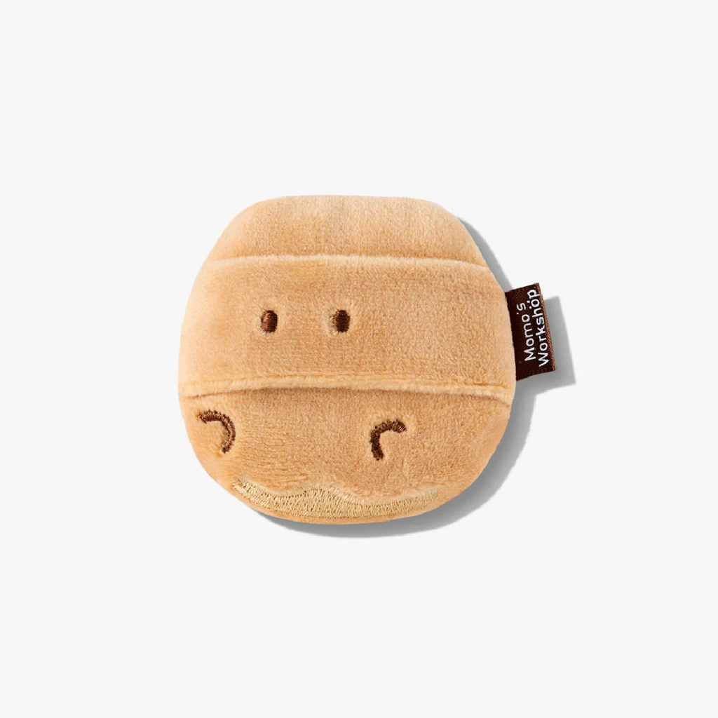 Bông Phấn Kiềm Dầu, Cố Định Lớp Trang Điểm Momo's Workshop Bento Buddies Velour Smoothie Puff - Nutty Buds 1pcs