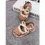 Dép Sandal Quai Hậu Dễ Thương Nơ Tim Đế Mềm Êm Chân Quai Chắc Chắn Chống Trơn Trượt Cho Bé Tập Đi