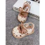 Dép Sandal Quai Hậu Dễ Thương Nơ Tim Đế Mềm Êm Chân Quai Chắc Chắn Chống Trơn Trượt Cho Bé Tập Đi
