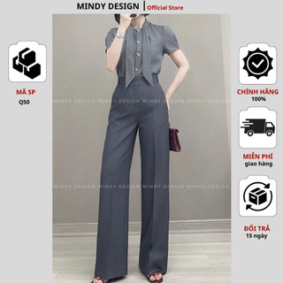 Q50 - Quần suông tôn dáng - Thiết kế cao cấp Mindy Design