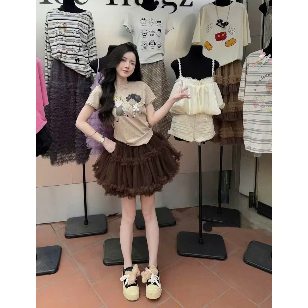 chân váy tutu phồng xòe siêu hot cho nàng