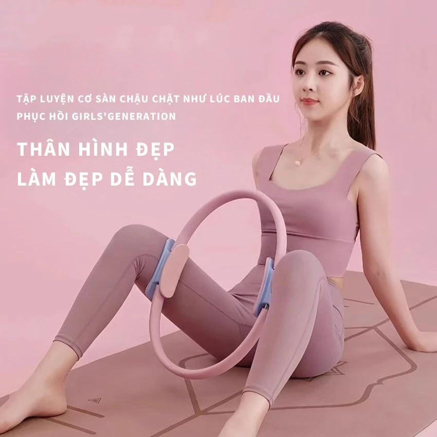 Vòng Tập Yoga Pilates, Vòng Tập Thể Dục Giãm Mỡ Giúp Săn Chắc Toàn Thân