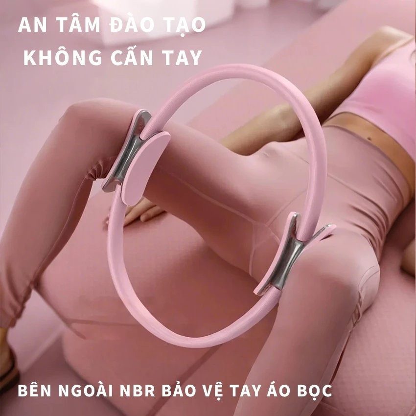 Vòng Tập Yoga Pilates, Vòng Tập Thể Dục Giãm Mỡ Giúp Săn Chắc Toàn Thân