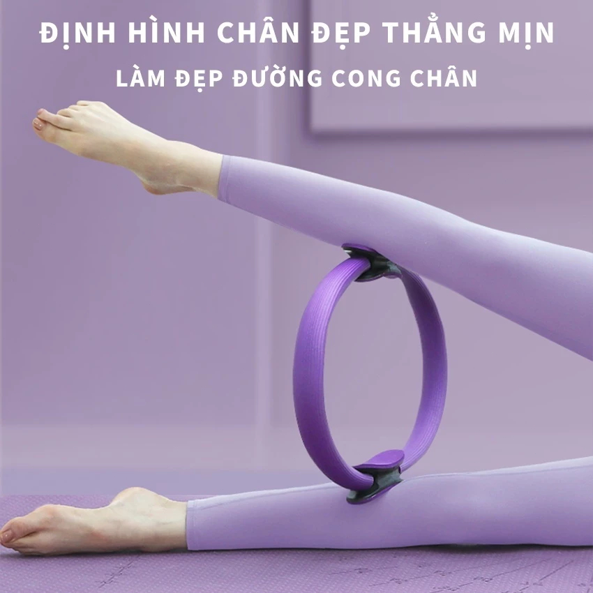 Vòng Tập Yoga Pilates, Vòng Tập Thể Dục Giãm Mỡ Giúp Săn Chắc Toàn Thân