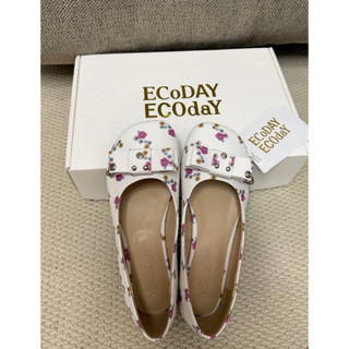 Giày búp bê thắt nơ Ecoday Chính Hãng - Fullbox