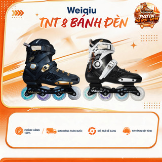 Giày patin người lớn Weiqiu TNT bánh cao su đặc, vòng bi ABEC-9 càng hợp kim nhôm chịu tải trọng dưới 100kg