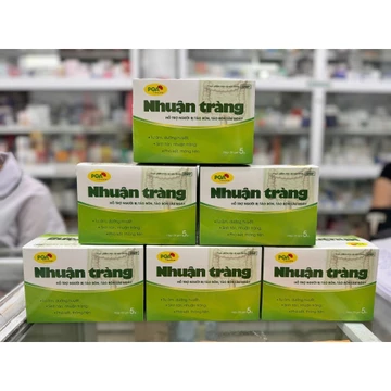 Nhuận Tràng PQA dùng người bị táo bón, táo bón lâu ngày, đại tiện khó khăn, dạng cốm hộp 25 gói