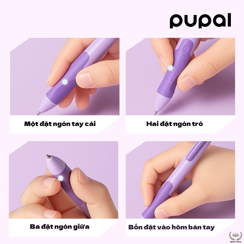 Bút Gel Xóa Được Deli 0.5mm Bấm – Luyện Chữ, Định Vị Cầm Bút Cho Học Sinh Tiểu Học, Mực Xanh/Đen