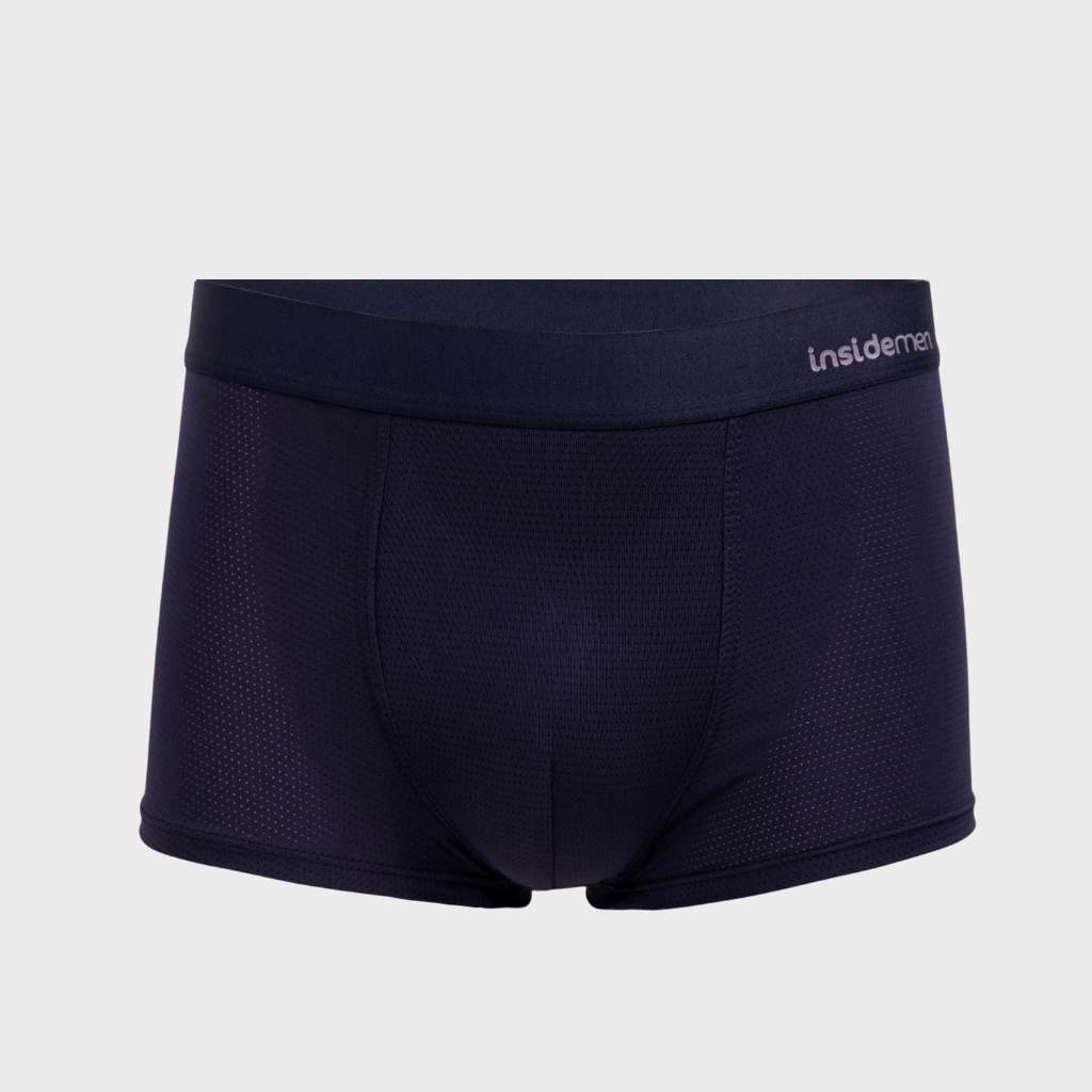 Quần lót nam Boxer vải Mesh thoáng khí tản nhiệt, co giãn thoải mái Insidemen ACTIVE IBX501EDP01