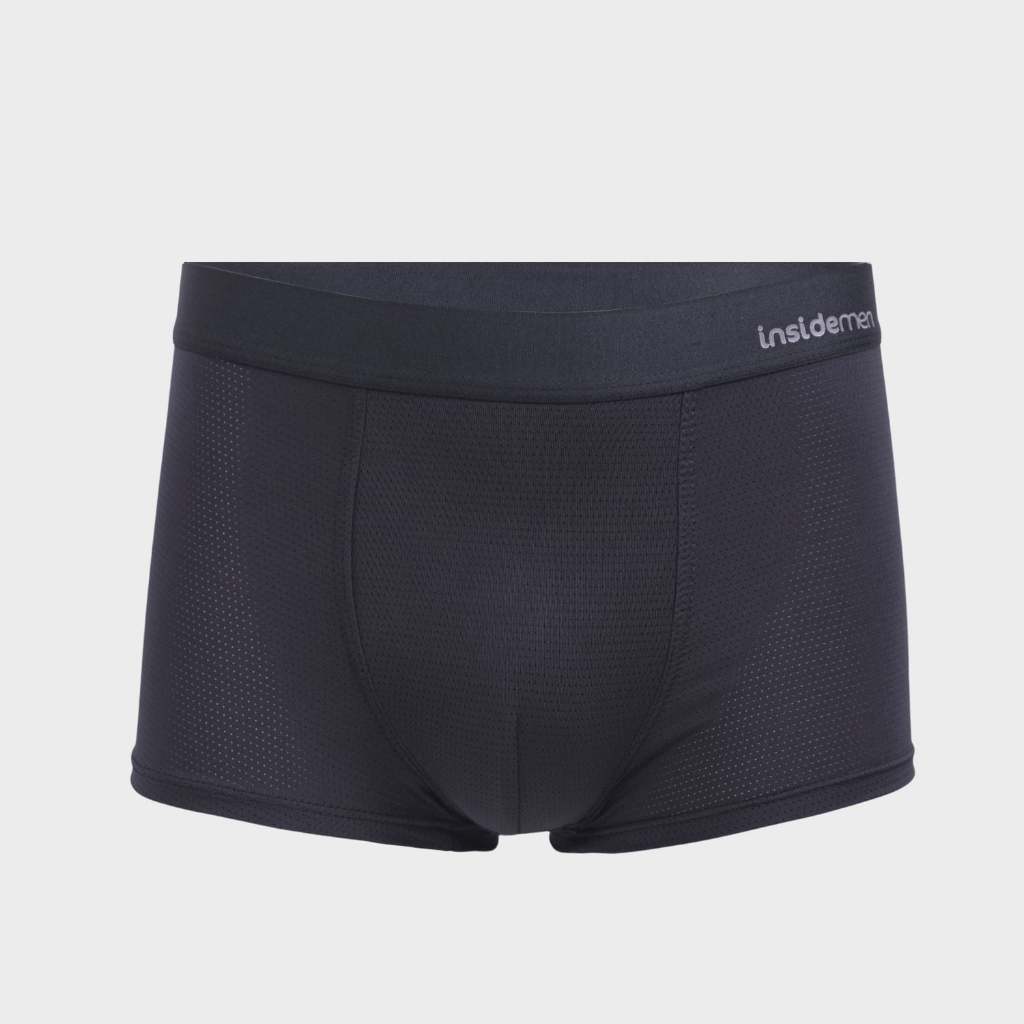 Quần lót nam Boxer vải Mesh thoáng khí tản nhiệt, co giãn thoải mái Insidemen ACTIVE IBX501EDP01