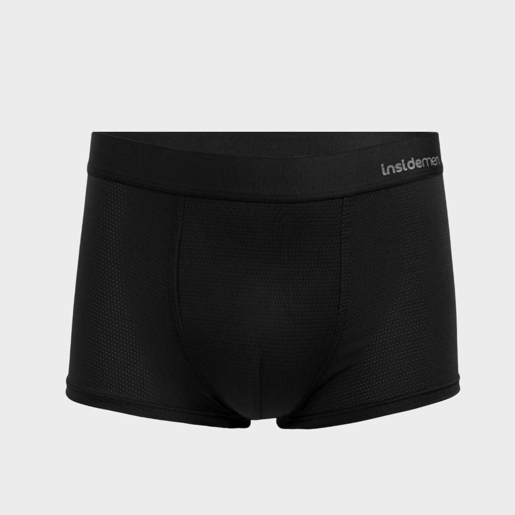 Quần lót nam Boxer vải Mesh thoáng khí tản nhiệt, co giãn thoải mái Insidemen ACTIVE IBX501EDP01