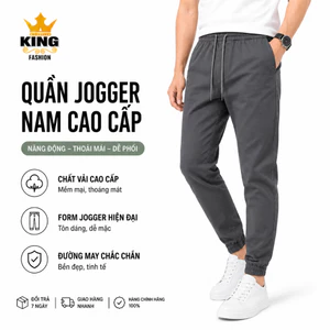 QUẦN DÀI JOGGER KINGFASHION Quần Kaki Lưng Thun Dây Rút Bo Gấu Kiểu Dáng Trẻ Trung Năng Động