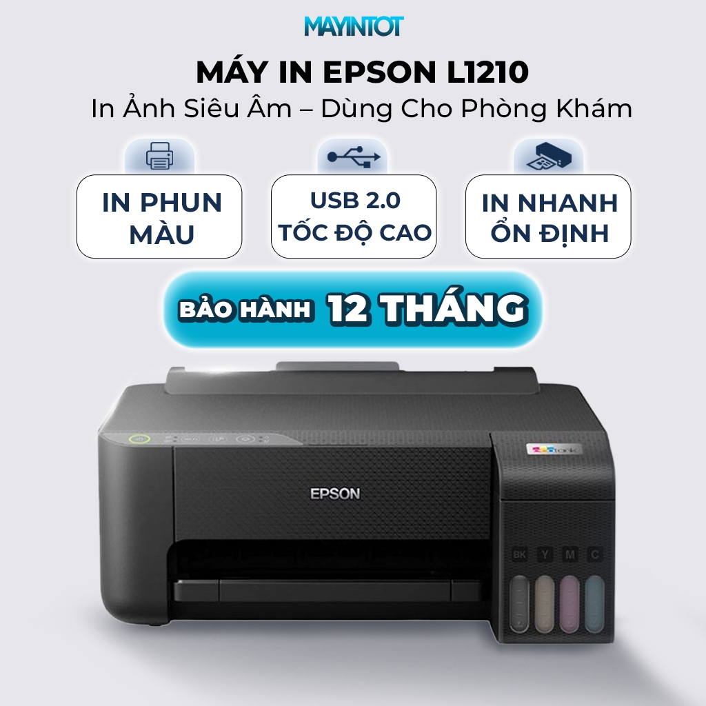 Máy In Epson L1210 In Ảnh Siêu Âm – Dùng Cho Phòng Khám – Giá Rẻ Chính Hãng – Máy In Tốt