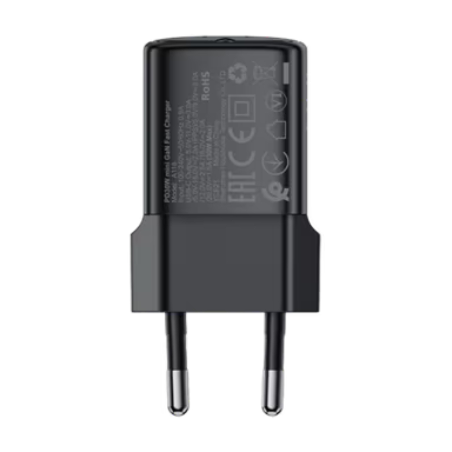 Củ Sạc Nhanh Acefast GaN 30W Acefast A118 - Cổng Type-C, Hỗ Trợ Sạc PD3.0 / PPS - Hàng Chính Hãng