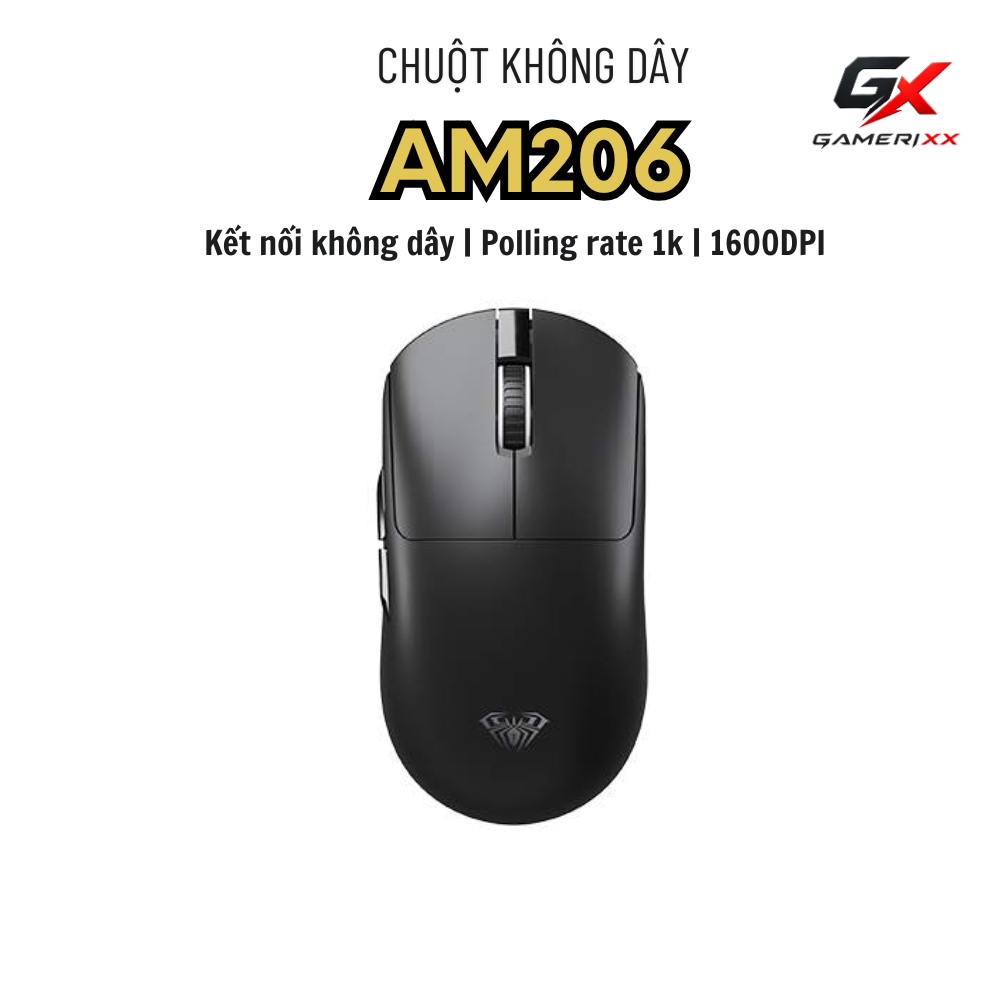 Chuột có dây AULA AM206 - Thiết kế công thái học - 3 mốc DPI tùy chỉnh - Polling rate 1k | BigBuy360 - bigbuy360.vn