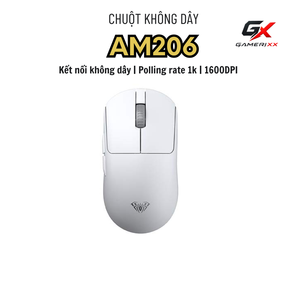 Chuột có dây AULA AM206 - Thiết kế công thái học - 3 mốc DPI tùy chỉnh - Polling rate 1k | BigBuy360 - bigbuy360.vn