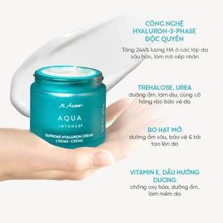 Kem dưỡng căng bóng & trẻ hóa M.Asam AQUA INTENSE Supreme Hyaluron Cream 50ml