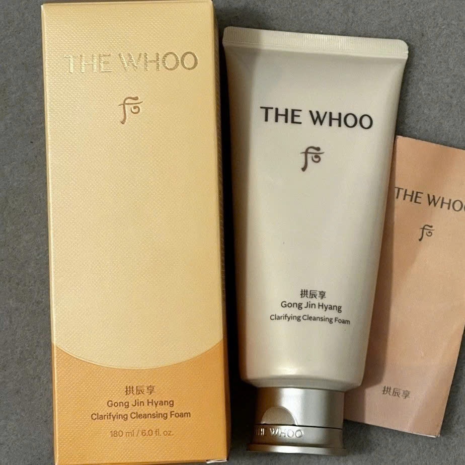 T03_ Sữa Rửa Mặt Ngăn Ngừa Lão Hóa Whoo Facial Foam Cleanser 180ml