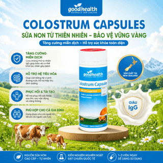 Sữa non dạng viên Goodhealth Immunoactive Colostrum hỗ trợ miễn dịch tăng sức đề kháng hộp 90 viên