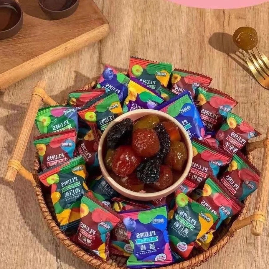 [HÀNG CHÍNH HÃNG] Ô Mai Mận Hỗn Hợp Colorful Plum Đủ Vị Chua Ngọt, Đồ Ăn Vặt Nội Địa Tiệm Gấu Béo