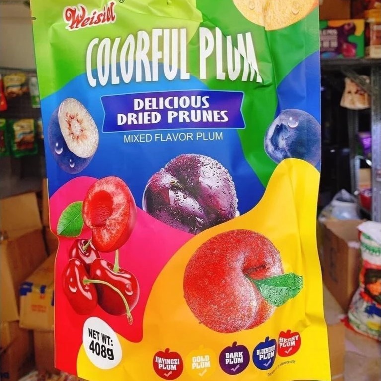 [HÀNG CHÍNH HÃNG] Ô Mai Mận Hỗn Hợp Colorful Plum Đủ Vị Chua Ngọt, Đồ Ăn Vặt Nội Địa Tiệm Gấu Béo
