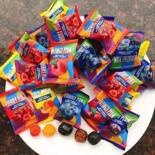 [HÀNG CHÍNH HÃNG] Ô Mai Mận Hỗn Hợp Colorful Plum Đủ Vị Chua Ngọt, Đồ Ăn Vặt Nội Địa Tiệm Gấu Béo