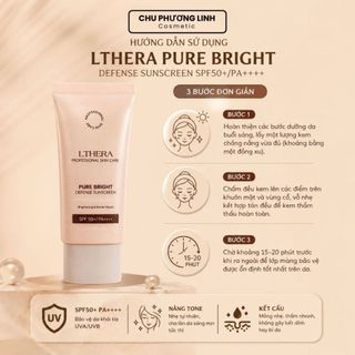 Kem chống nắng LTHERA SUNSCREEN 40ml MP1519 - Nâng Tông Tự Nhiên, Kiềm Dầu Cho Da Nhạy Cảm