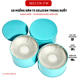 Miếng dán ngực silicon trong suốt che nhũ hoa siêu mỏng tàng hình tái sử dụng nhiều lần, dán ti MELYN-FW DT02
