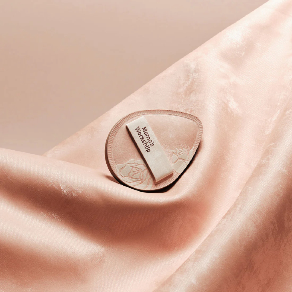 Bông Mút Trang Điểm Cao Cấp Momo's Workshop Rosy Reverie Airy Mallow Puff - Rosy Drop Dry Use (2pcs)