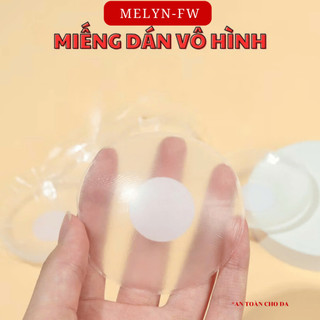 Miếng dán ngực silicon trong suốt che nhũ hoa siêu mỏng tàng hình tái sử dụng nhiều lần, dán ti MELYN-FW DT02