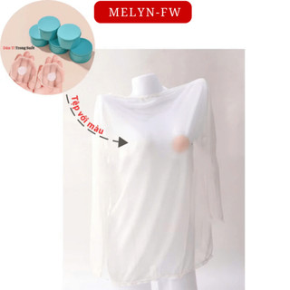 Miếng dán ngực silicon trong suốt che nhũ hoa siêu mỏng tàng hình tái sử dụng nhiều lần, dán ti MELYN-FW DT02