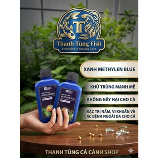 XANH METHYLEN BLUE, THUỐC TÍM -trị các tác nhân ngoài da, nấm trắng ký sinh trùng cho cá cảnh, tắm cá vào hồ.....
