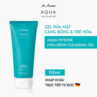 Gel rửa mặt căng bóng và trẻ hóa M.Asam AQUA INTENSE Hyaluron Cleansing Gel 200ml