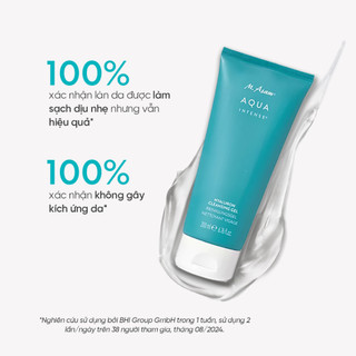 Gel rửa mặt căng bóng và trẻ hóa M.Asam AQUA INTENSE Hyaluron Cleansing Gel 200ml