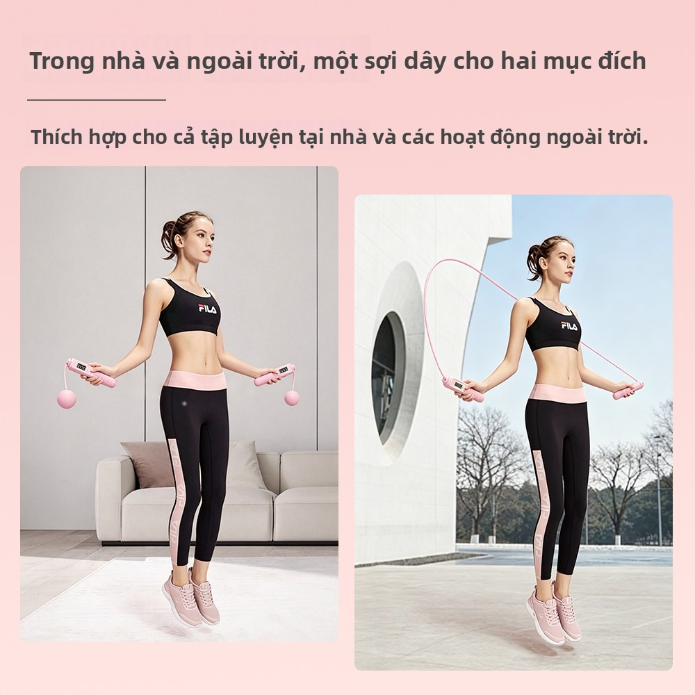 Dây nhảy đếm số, dây nhảy 2 trong 1 không dây và dây nhảy có dây, phù hợp cho tập thể dục tại nhà