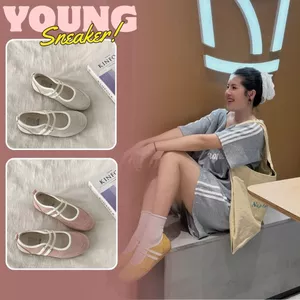 Giày Mary Jane, Giày Búp Bê Ballet Mary Jane Phong Cách Hàn Quốc N38 || Young Sneaker
